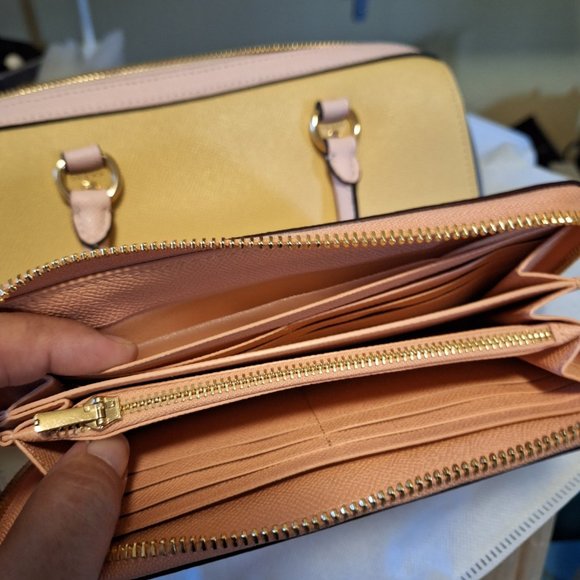 COACH Color Block Purse Rowan & Large Wallet - Picture 4 of 5